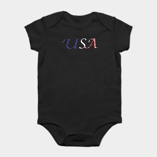 USA Baby Bodysuit by tshirts88